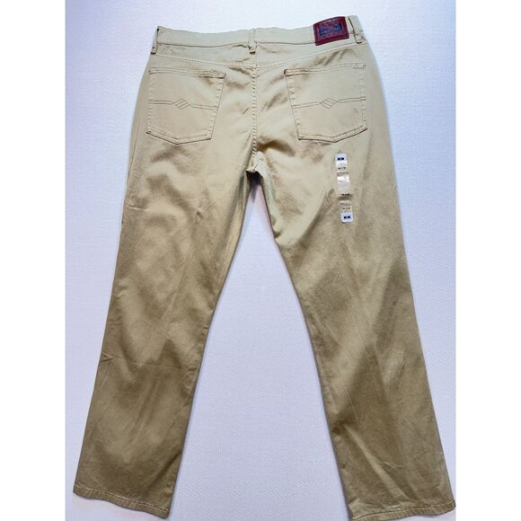 NEW Joseph Abboud Mens Classic Fit Khaki Pants Size 36x30 Flat Front Casual - Picture 10 of 15